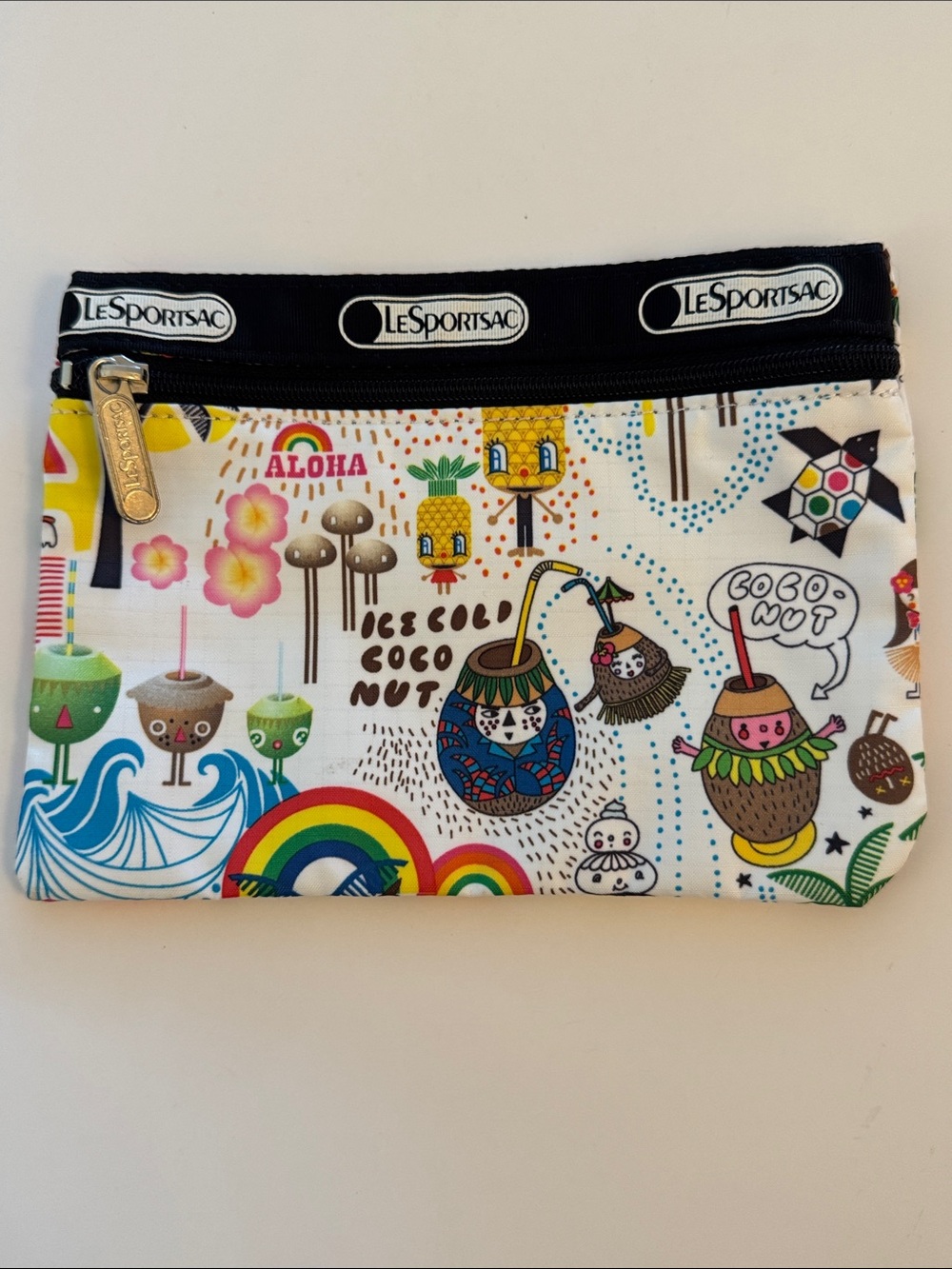 LeSportsac Onolicious Hawaii Small Cosmetic Bag Pouch